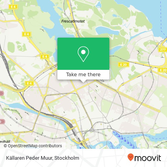 Källaren Peder Muur, Surbrunnsgatan 25 SE-113 48 Stockholm map