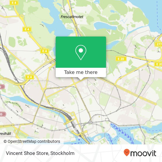 Vincent Shoe Store, Odengatan 35 SE-113 51 Stockholm map