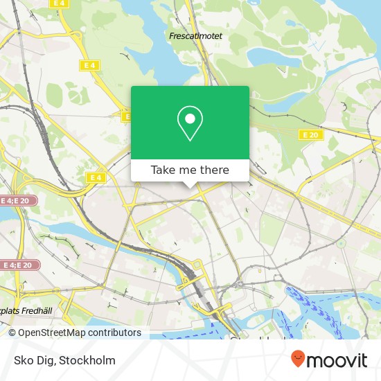 Sko Dig, Hagagatan 4 SE-113 48 Stockholm map