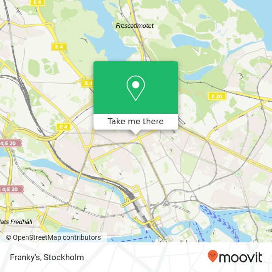 Franky's, Sveavägen 77 SE-113 48 Stockholm map