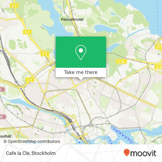 Cafe la Cle, Tulegatan 22 SE-113 53 Stockholm map