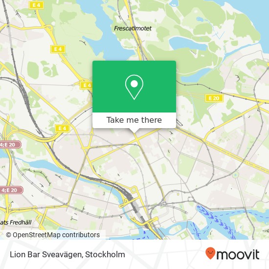 Lion Bar Sveavägen map