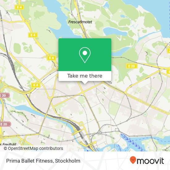 Prima Ballet Fitness map