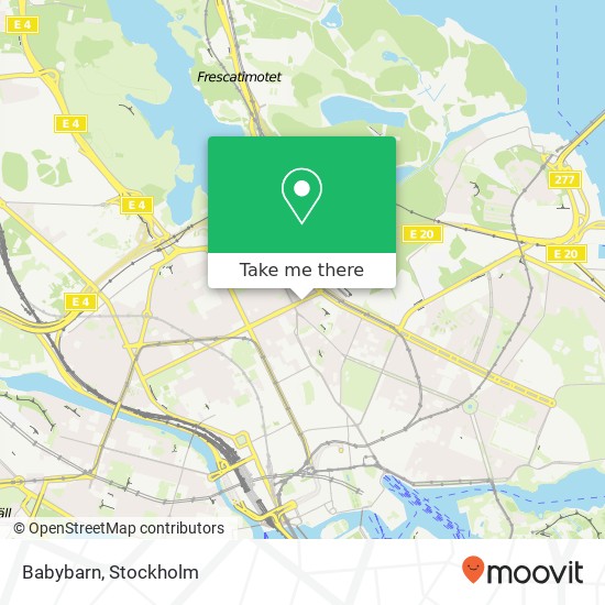 Babybarn, Odengatan 19 SE-114 24 Stockholm map