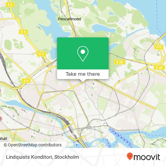 Lindquists Konditori, Odengatan 27 SE-113 51 Stockholm map