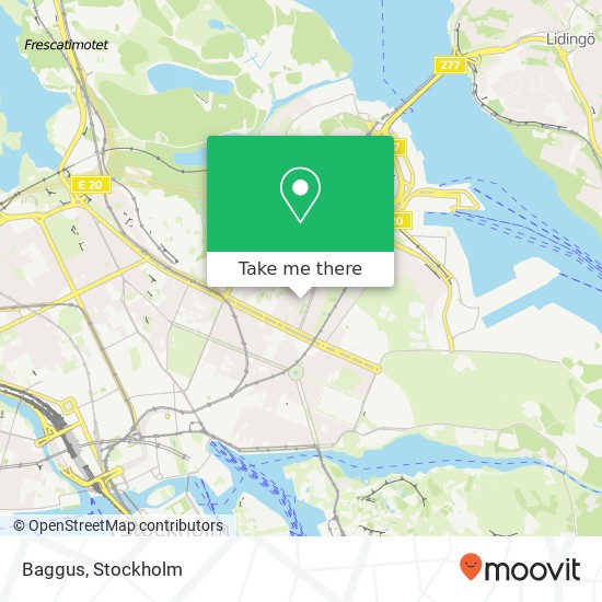 Baggus, SE-115 30 Stockholm map