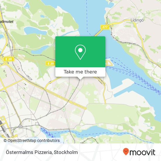 Östermalms Pizzeria, Furusundsgatan 18 SE-115 37 Stockholm map