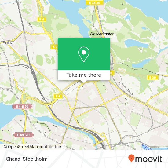 Shaad, Norra Stationsgatan 49 SE-113 44 Stockholm map