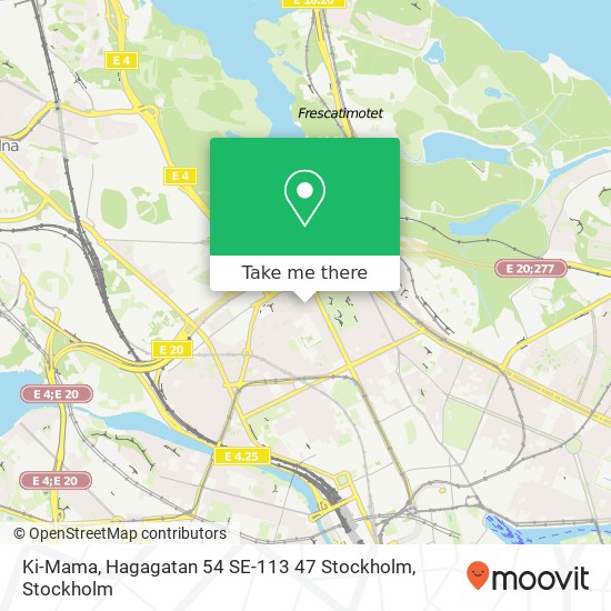 Ki-Mama, Hagagatan 54 SE-113 47 Stockholm map