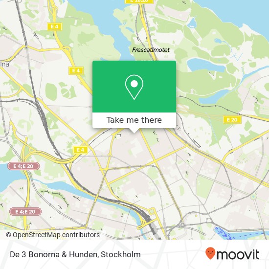 De 3 Bonorna & Hunden, Hagagatan 37 SE-113 47 Stockholm map