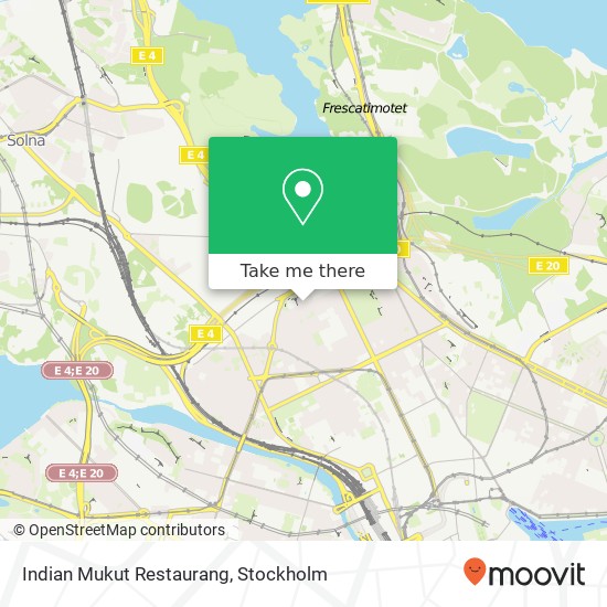 Indian Mukut Restaurang, Ynglingagatan 26 SE-113 47 Stockholm map