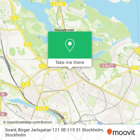 Soaré, Birger Jarlsgatan 121 SE-115 31 Stockholm map