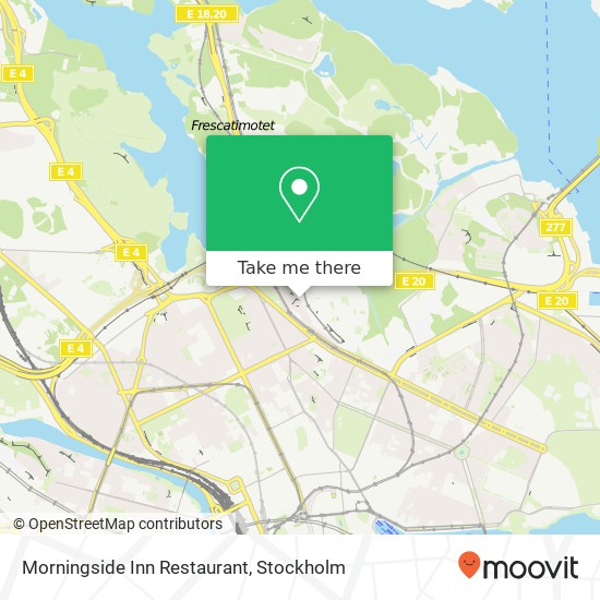 Morningside Inn Restaurant, Ruddammsvägen 8 SE-114 21 Stockholm map