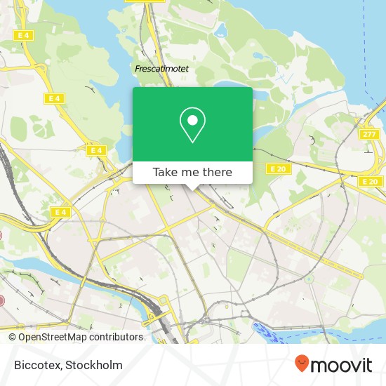 Biccotex, Frejgatan 3 SE-114 20 Stockholm map