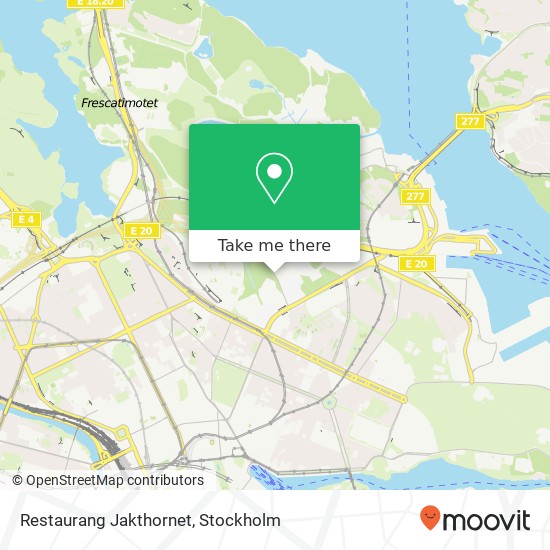 Restaurang Jakthornet, Södra Fiskartorpsvägen 20 SE-114 33 Stockholm map