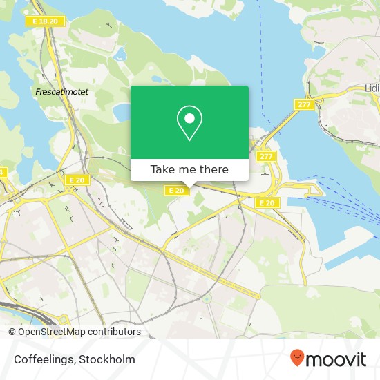 Coffeelings, Storängsvägen 25 SE-115 42 Stockholm map