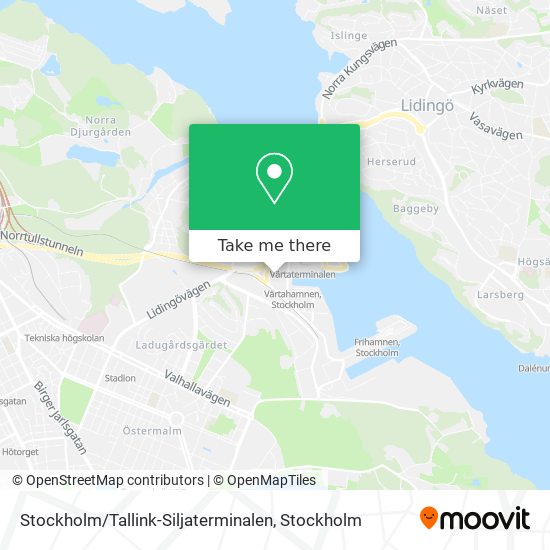 Stockholm / Tallink-Siljaterminalen map