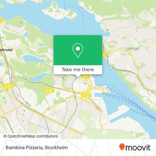 Bambina Pizzeria, Artemisgatan 18 SE-115 42 Stockholm map