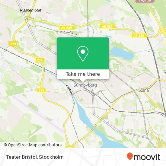 Teater Bristol map