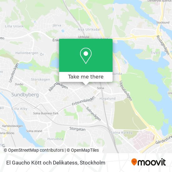 El Gaucho Kött och Delikatess map