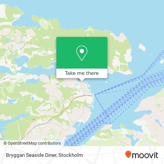 Bryggan Seaside Diner, Norra Hamnpromenaden SE-181 66 Lidingö map