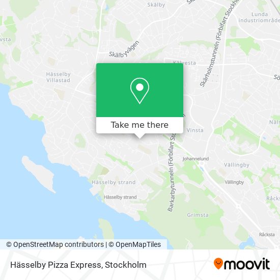 Hässelby Pizza Express map