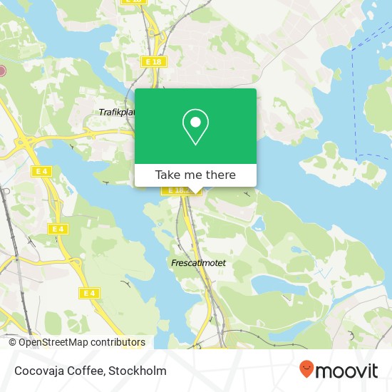 Cocovaja Coffee, Torphagsvägen SE-114 18 Stockholm map