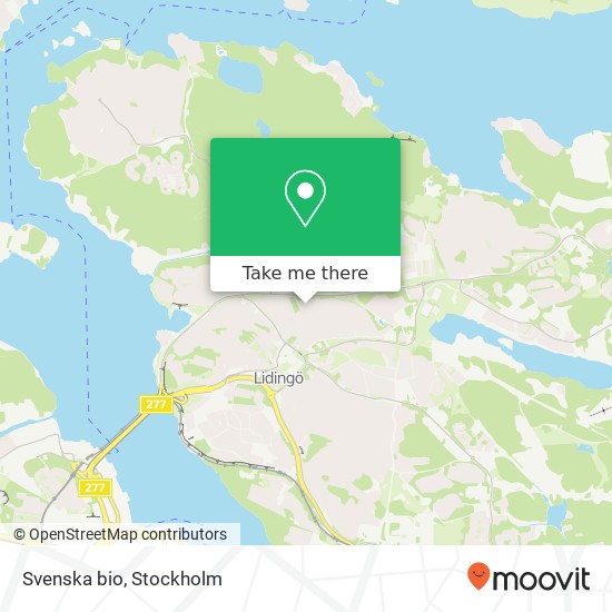 Svenska bio map