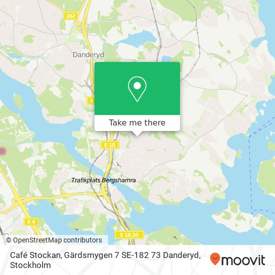 Café Stockan, Gärdsmygen 7 SE-182 73 Danderyd map