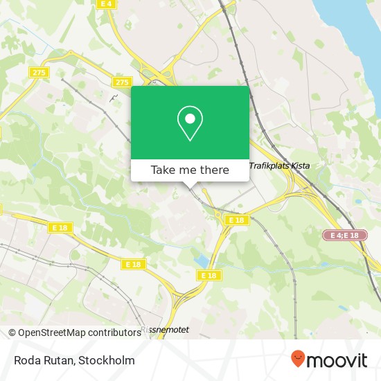 Roda Rutan, Kistagången SE-164 40 Stockholm map