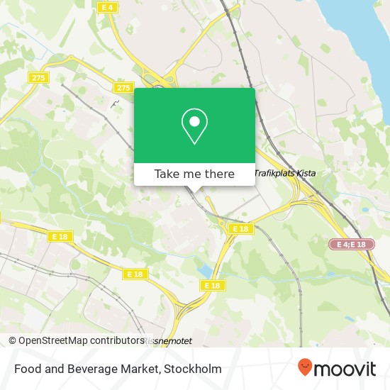 Food and Beverage Market, Danmarksgatan SE-164 53 Stockholm map