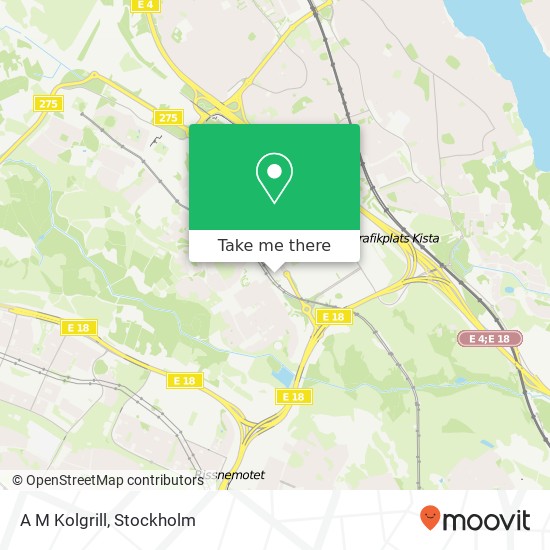 A M Kolgrill, Danmarksgatan 16 SE-164 53 Stockholm map