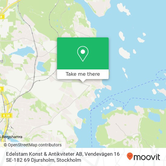 Edelstam Konst & Antikviteter AB, Vendevägen 16 SE-182 69 Djursholm map