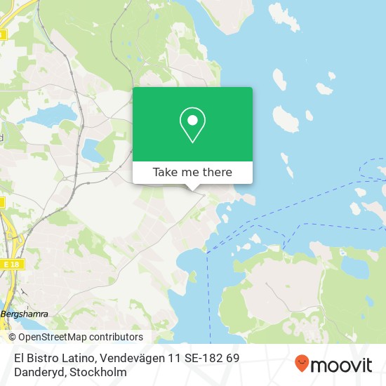 El Bistro Latino, Vendevägen 11 SE-182 69 Danderyd map