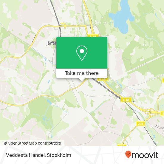 Veddesta Handel map