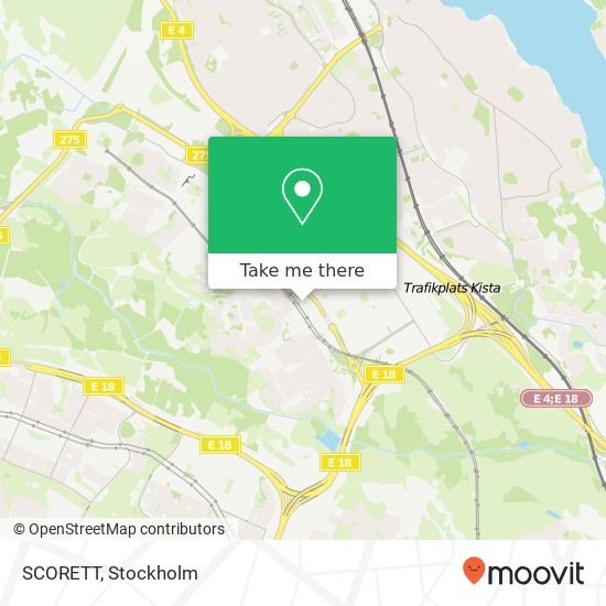 SCORETT, Danmarksgatan 42 SE-164 53 Stockholm map