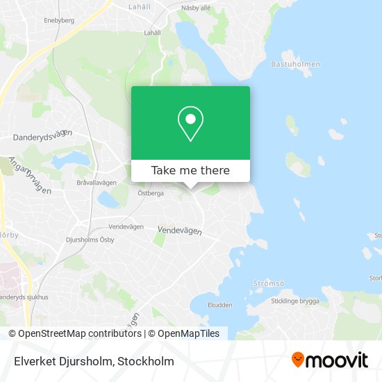 Elverket Djursholm map