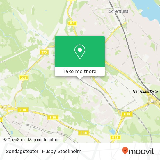 Söndagsteater i Husby map