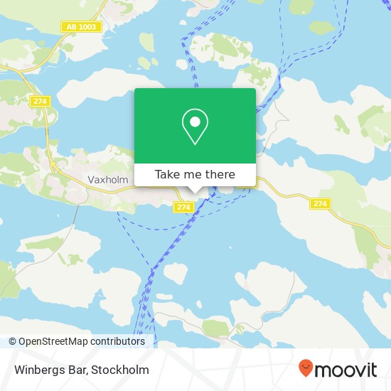 Winbergs Bar, Söderhamnsplan 1 SE-185 31 Vaxholm map