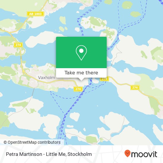 Petra Martinson - Little Me, Hamngatan 22 SE-185 32 Vaxholm map