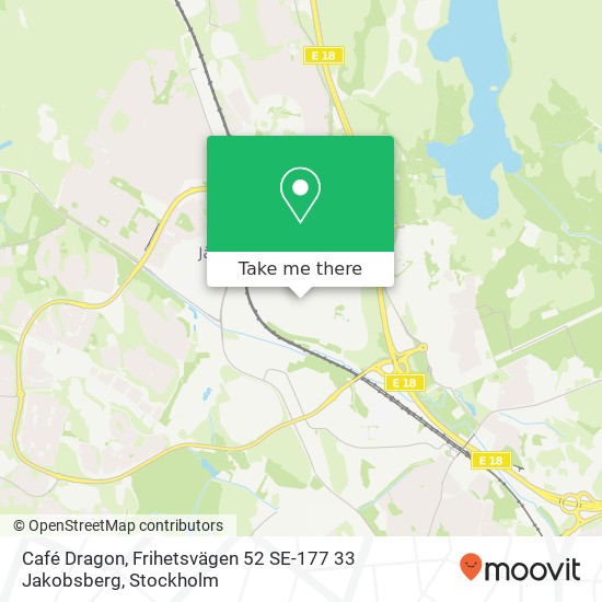 Café Dragon, Frihetsvägen 52 SE-177 33 Jakobsberg map