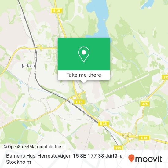 Barnens Hus, Herrestavägen 15 SE-177 38 Järfälla map