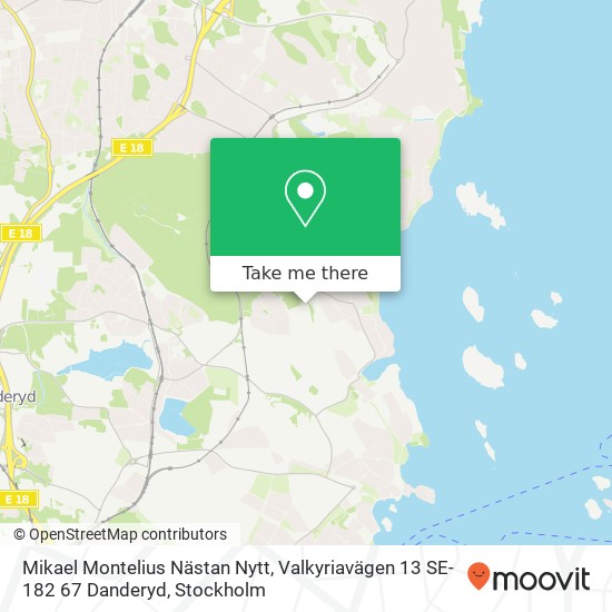 Mikael Montelius Nästan Nytt, Valkyriavägen 13 SE-182 67 Danderyd map