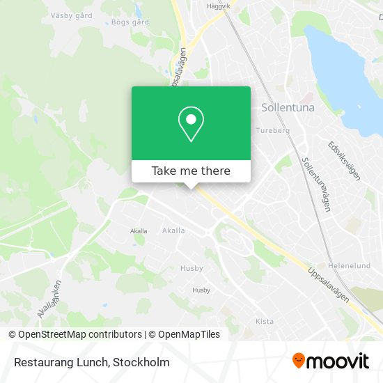 Restaurang Lunch map