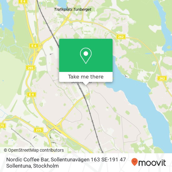 Nordic Coffee Bar, Sollentunavägen 163 SE-191 47 Sollentuna map