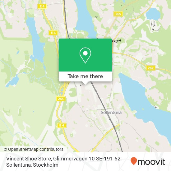 Vincent Shoe Store, Glimmervägen 10 SE-191 62 Sollentuna map