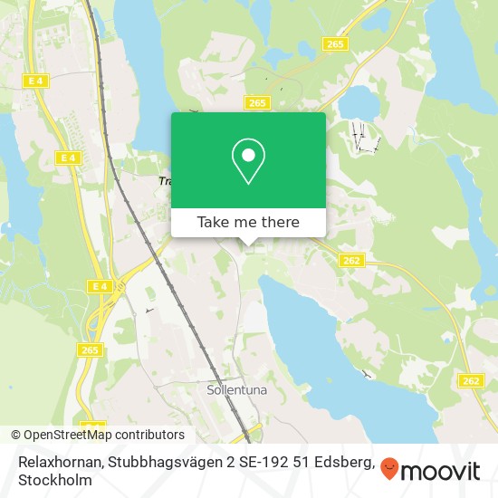 Relaxhornan, Stubbhagsvägen 2 SE-192 51 Edsberg map