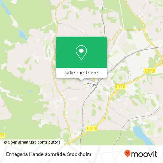 Enhagens Handelsområde map