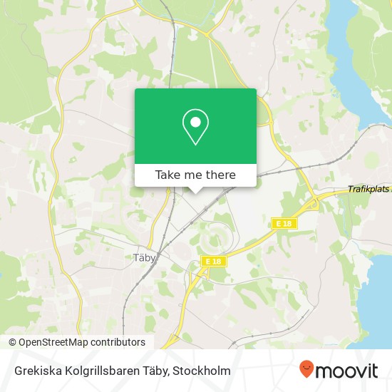 Grekiska Kolgrillsbaren Täby, SE-183 34 Täby map