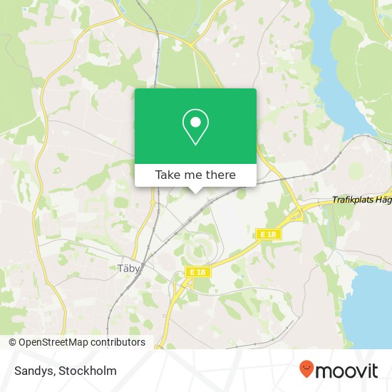 Sandys, Attundafältet 2 SE-183 34 Täby map